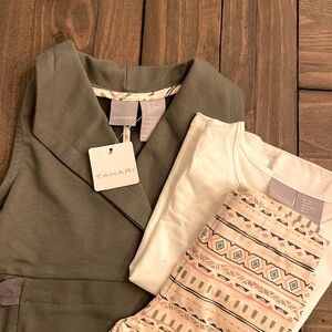COPY - COPY - NWT Tahari Toddler Girls 3pc Vest And Leggings Set